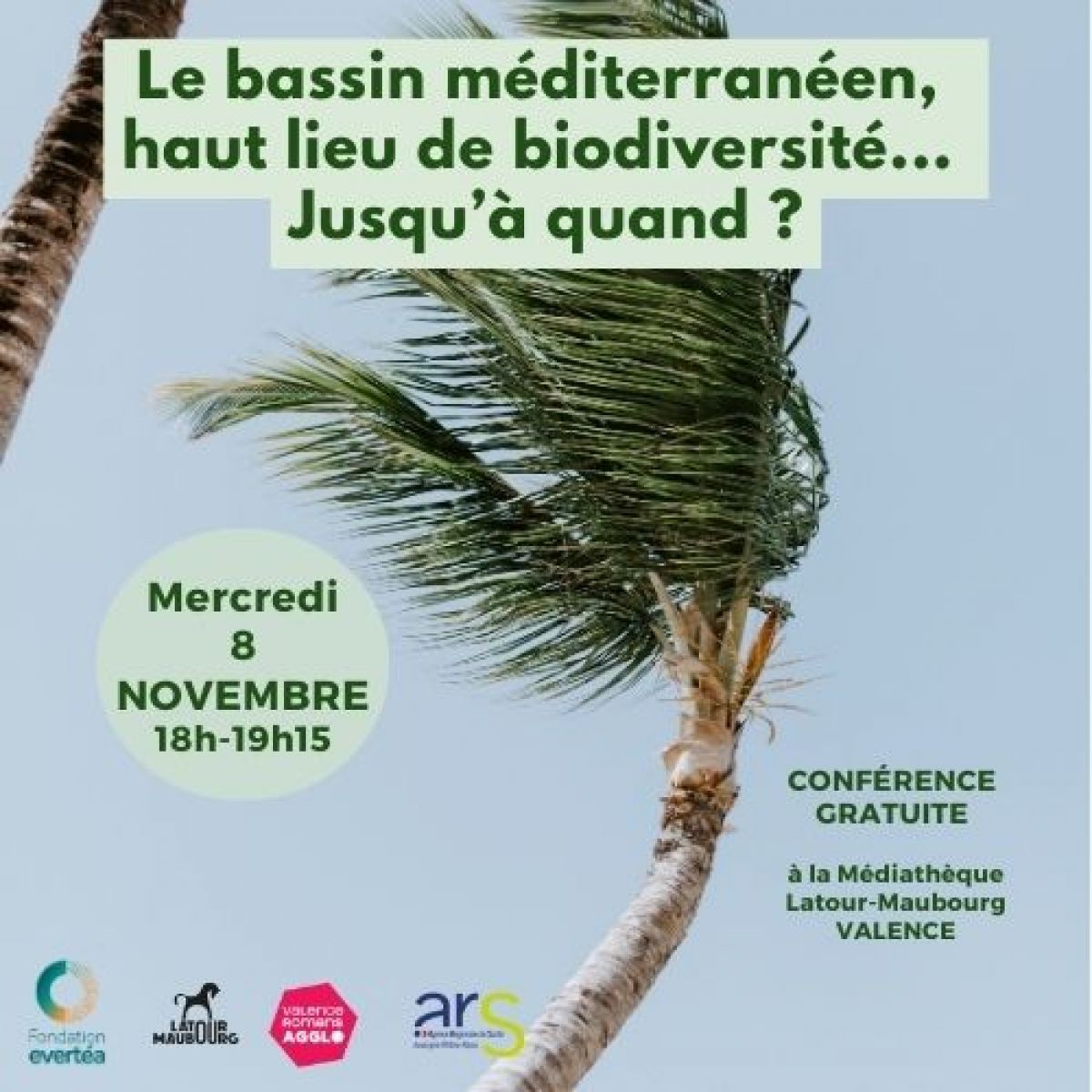Conférence :  Le bassin méditerranéen, haut lieu de biodiversité... Jusqu’à quand ?