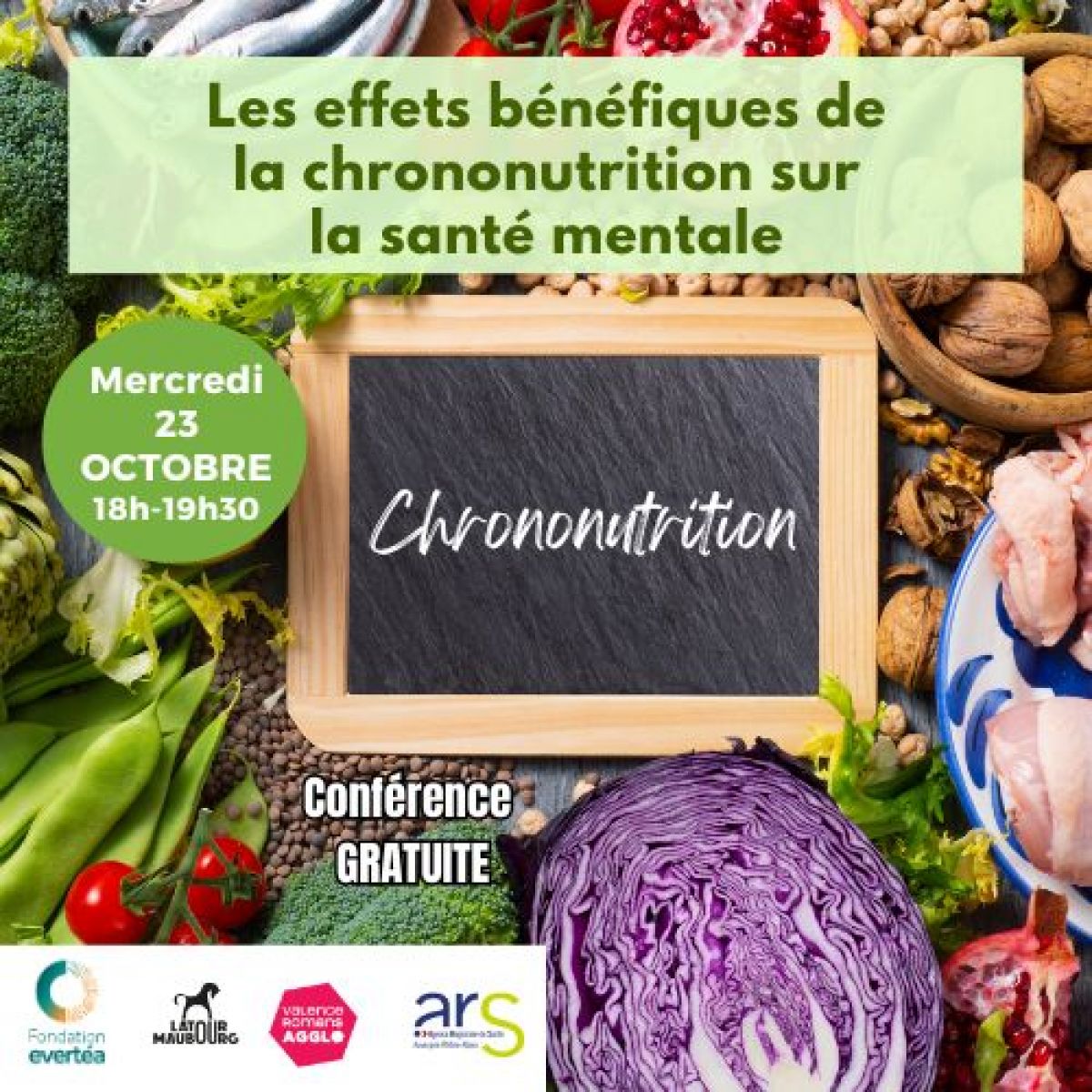 Conférence - Les effets bénéfiques de la chrononutrition sur la santé mentale