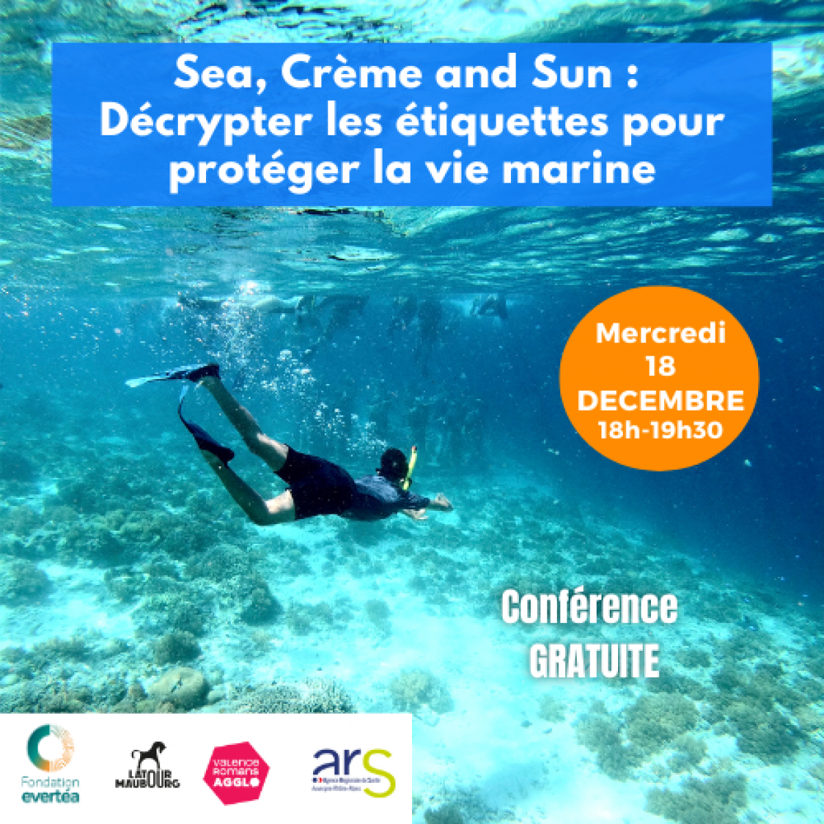 Conférence - Sea, Crème and Sun : décrypter les étiquettes pour protéger la vie marine